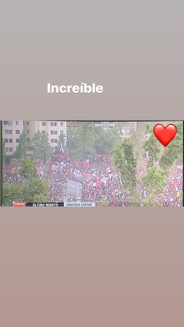 Se conmovió con la marcha más grande de la historia.