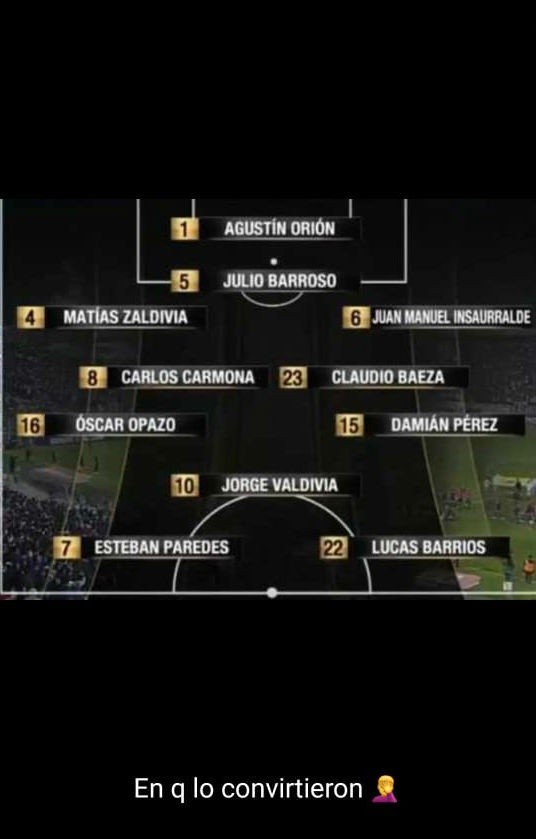 El primer pantallazo que subió Orión.