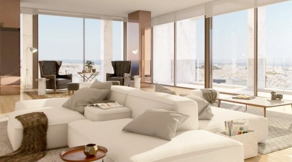 El living tiene una vista privilegiada.