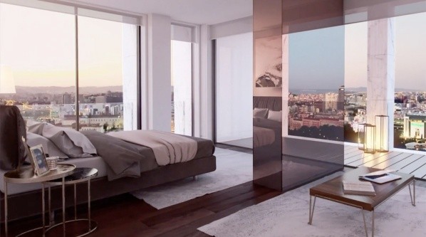 El dormitorio principal es un verdadero lujo.