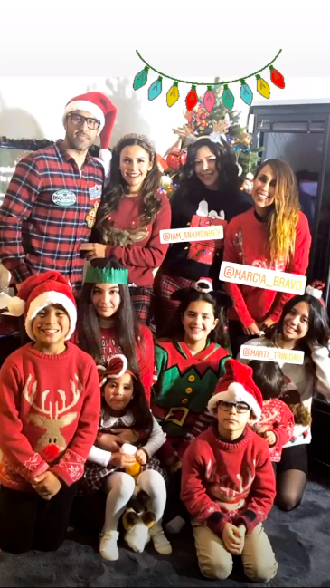 Claudio Bravo cerrando un gran 2019 junto a su familia.