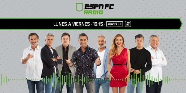 ESPN FC Radio comenzará el lunes a las 19:00 horas por ESPN 2.