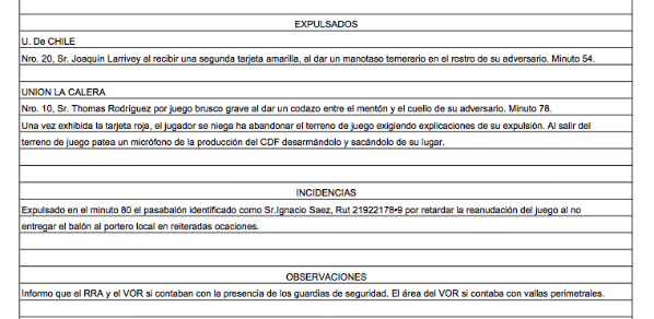 El informe El informe