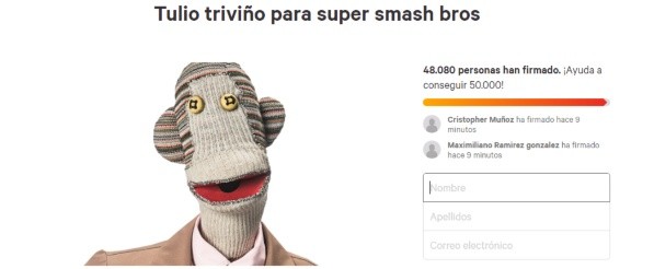 Las peticiones van en 48 mil firmas