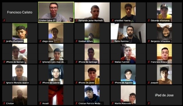 La preselección Sub 17 entrena con Zoom