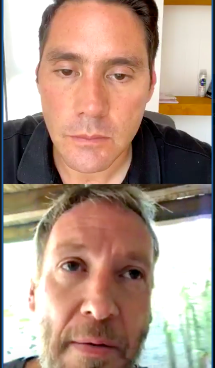 Martín Cárcamo y Pancho Saavedra conversaron en “Almorzando con el Rubio”.