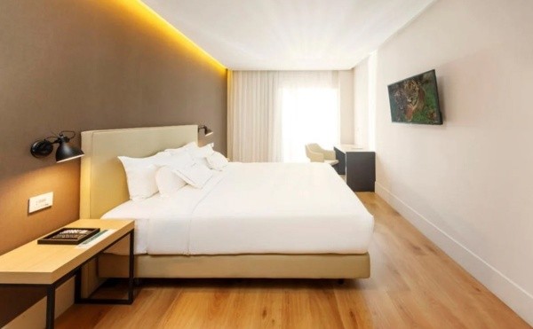 El lujosoHotel Palmaroga.