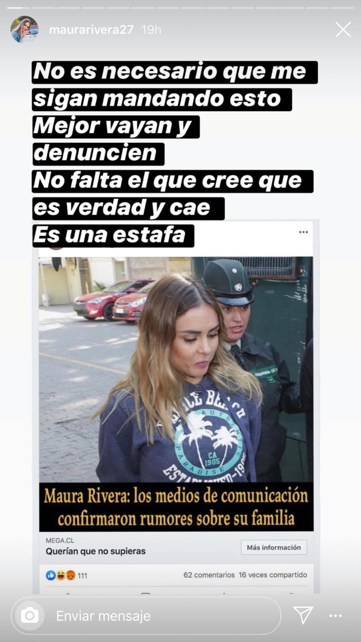 Este es el mensaje que circula en Facebook con su foto.