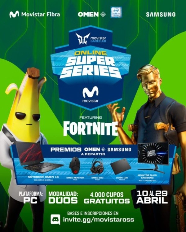 Tremendos premios a repartir para el torneo de Fortnite.