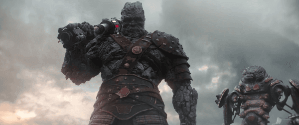 Korg y su amigo Miek son amigos de Thor y estuvieron en la batalla de Endgame.