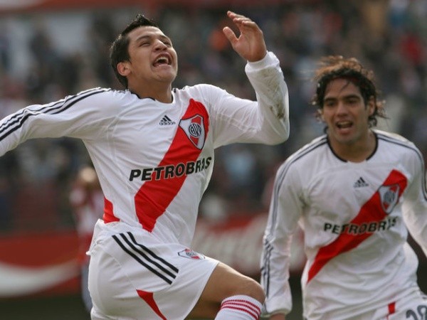 Alexis y Falcao en River Plate (2008)