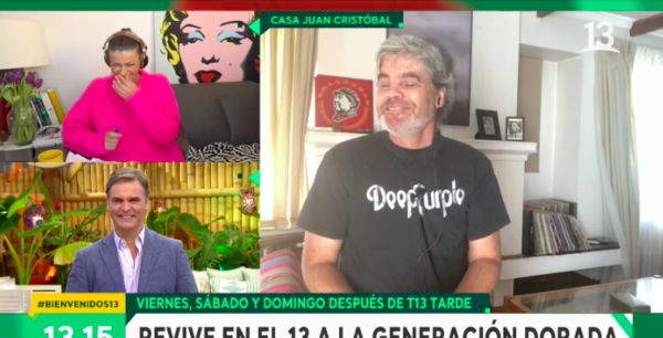 Tonka Tomicic y Amaro Gómez-Pablos no aguantaron la risa tras el chiste de Guarello