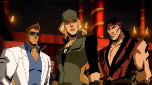 Blade es una de las protagonistas de la cinta junto a Johnny Cage y Liu Kang.