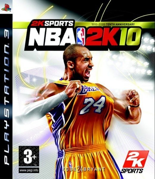 Kobe Bryant fue portada de la edición 2010 de NBA 2K.