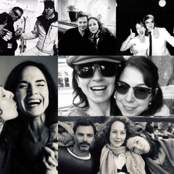 El detalle de las fotos de Bontempi con Felipe Camiroaga.