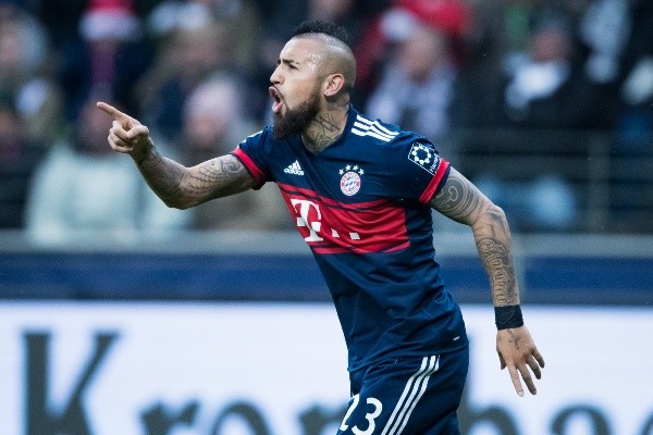 Arturo Vidal jugó 124 partidos y marcó 22 golesen el Bayern Múnich