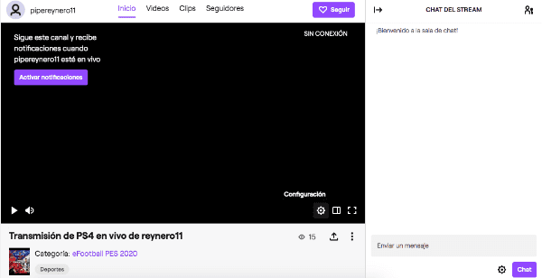 Canal de Twitch de Felipe Reynero