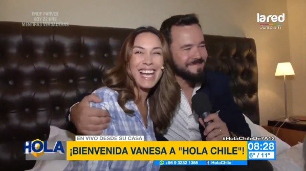 Así anunciaban en julio pasado la llegada de Vanesa Borghi a “Hola Chile”