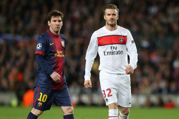 Beckham se enfrentó a Messi en la temporada 2012/2013