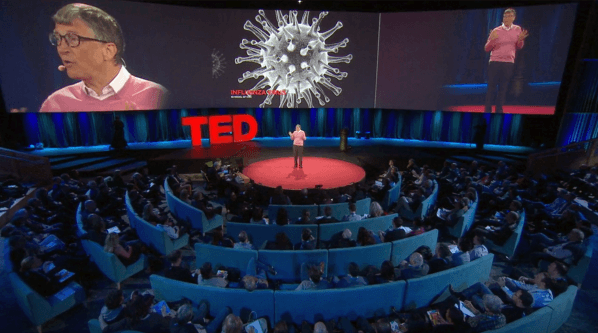 Esta charla TED del 2015 tiene a Bill Gates complicado.