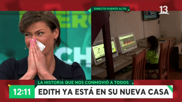 Tonka Tomicic no aguantó las lágrimas de la emoción por la nueva casa de Edith.