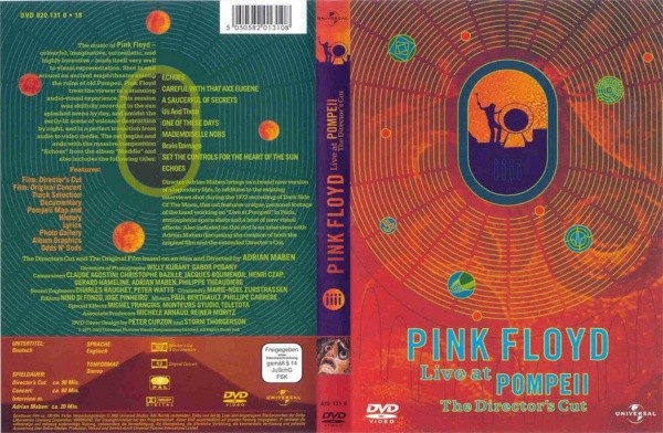 Portada de la edición física del icónico show de Pink Floyd.