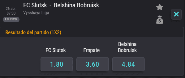 Las cuotas para este partido y que puedes encontrar en Coolbet. (Foto: Coolbet).