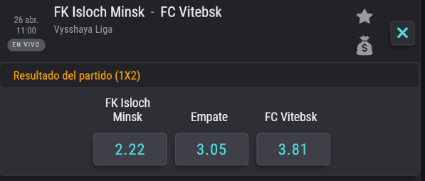 Las cuotas que corresponden para este partido y que puedes jugar en Coolbet. (Foto: Coolbet).