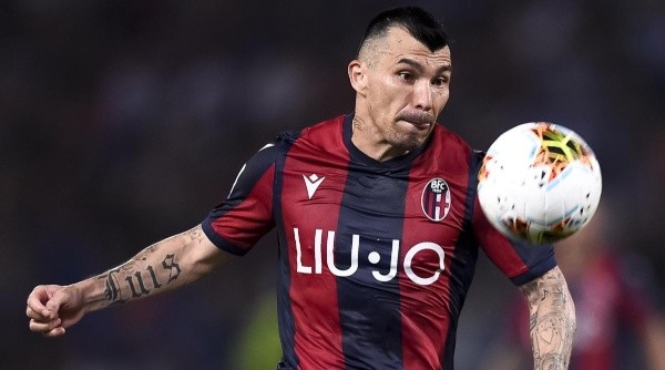 STADIO RENATO DALL'ARA, BOLOGNA, ITALY - 2019/08/30: Gary Medel of Bologna FC in action during the Serie A football match between Bologna FC and SPAL. Bologna FC won 1-0 over SPAL. (Photo by Nicolò Campo/LightRocket via Getty Images)-Not Released (NR)