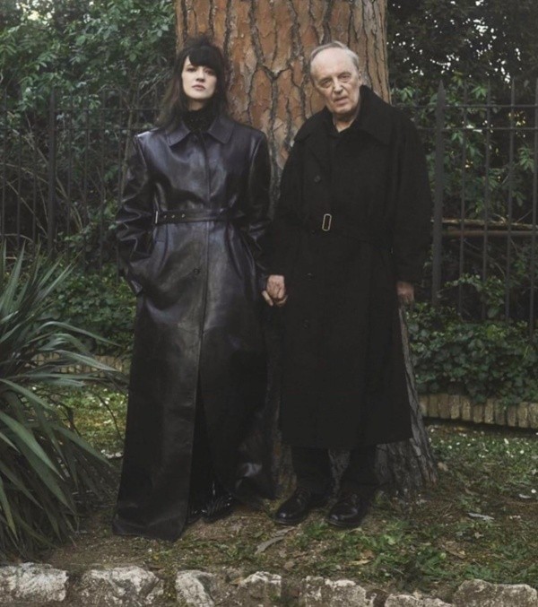 Asia Argento y Dario Argento.