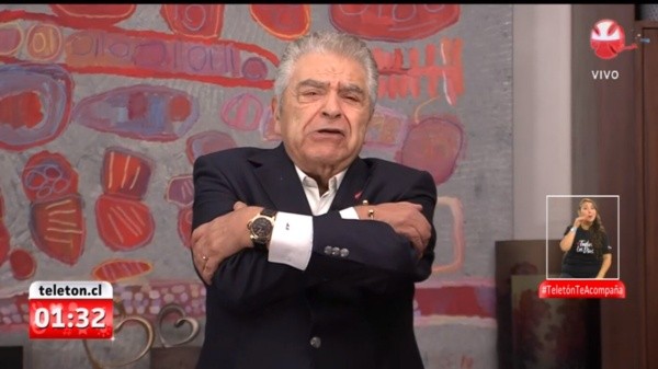 Don Francisco cerró la Teletón 2020 al borde del llanto.