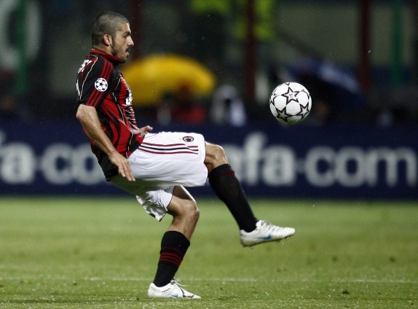 Gattuso fue parte del mítico AC Milán de Carlo Ancelotti