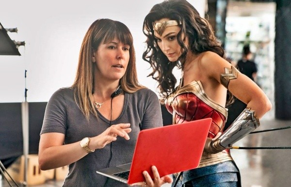 Patty Jenkins y Gal Gadot en las filmaciones de “Wonder Woman”.
