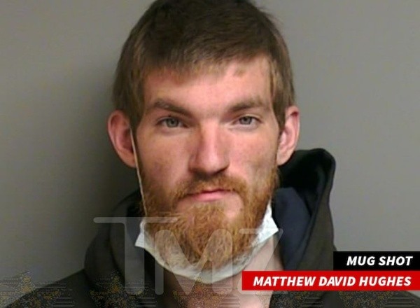 Matthew Hughes, el hombre al que Eminem sorprendió dentro de su hogar. Foto: TMZ