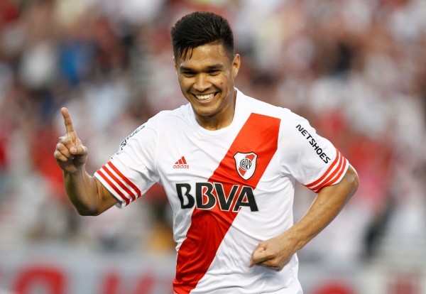 Teófilo Gutiérrez en su paso por River Plate.