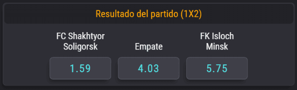 Las cuotas correspondientes a esta partido y que puedes jugar en Coolbet. (Foto: Coolbet)