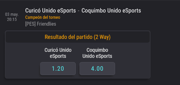 Las cuotas para que te la juegues en la final del Torneo eSports Chile este domingo. (Foto: Coolbet)