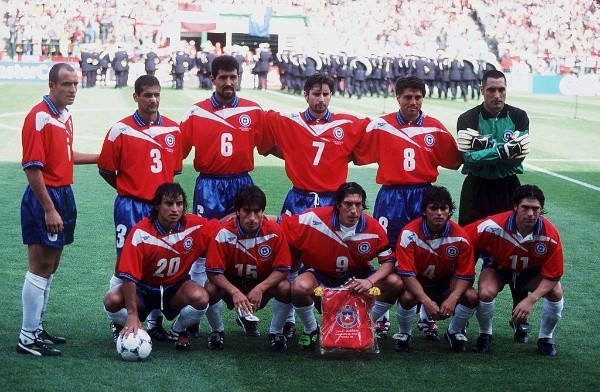 El equipo de Chile brilló en el Mundial de Francia 98. Foto: Getty Images