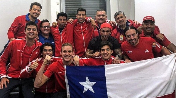 Exequiel Carvajal (Yogurt de Mora) ha estado con varias generaciones de equipos chilenos en Copa Davis. Foto: Archivo