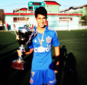 Franco Lobos, canterano azul y actual delantero del plantel