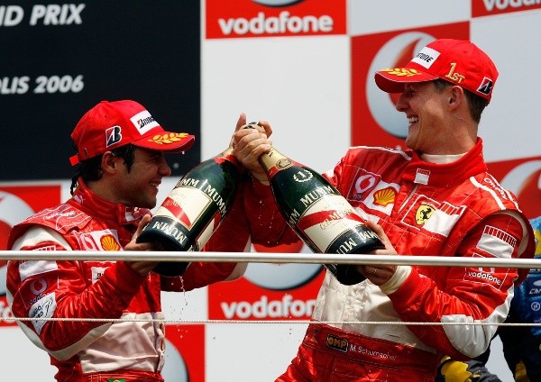 Massa y Schumi forjaron una gran amistad en Ferrari