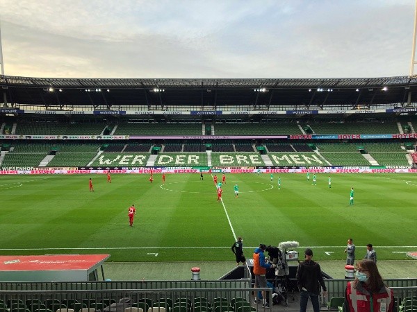 ElWeserstadion, estadio del Bremen, será el escenario para este compromiso, al igual como lo fue ne el regreso en la caída del local con el Bayer Leverkusen. (Foto: Getty)