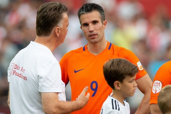 Van Persie y Van Gaal consiguieron el cuarto lugar en dicho Mundial