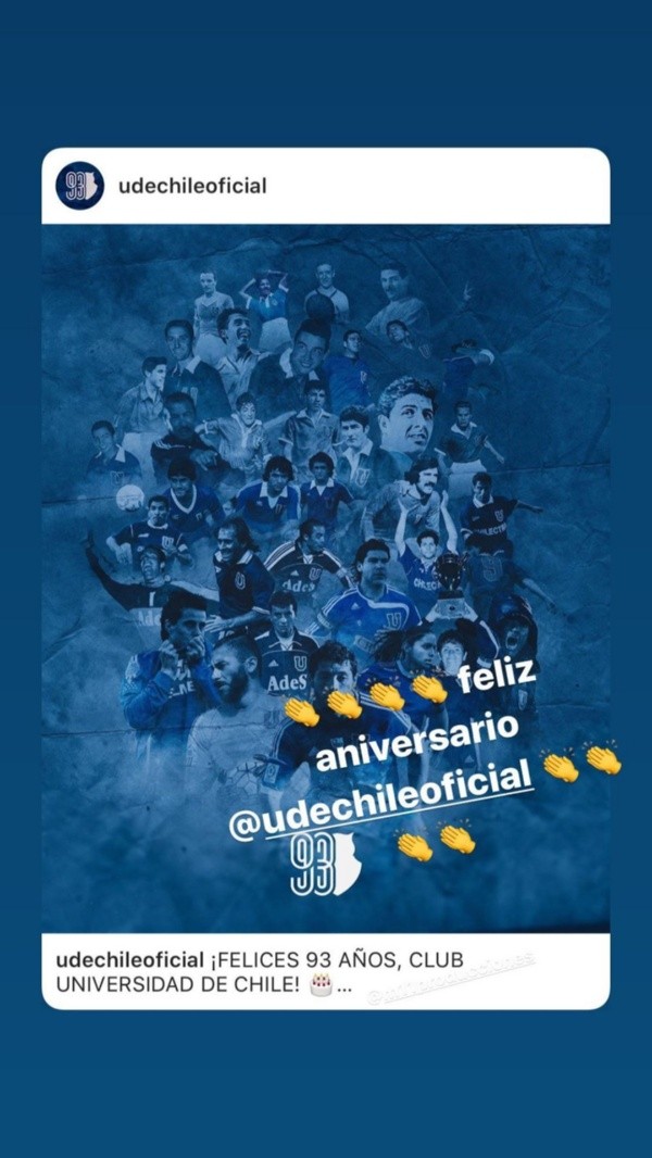 Marcelo Salas utilizó las redes sociales para festejar este día tan especial para los fanáticos Azules. (FOTO: @marcelosalas11)