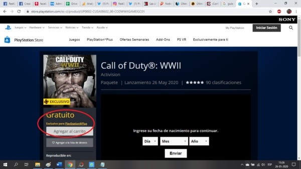 Call of Duty WWII estará gratis durante casi todo junio.