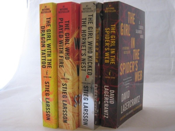 La trilogía de Stieg Larsson y el primero de los títulos de David Lagercrantz con Lisbeth Salander como protagonista.