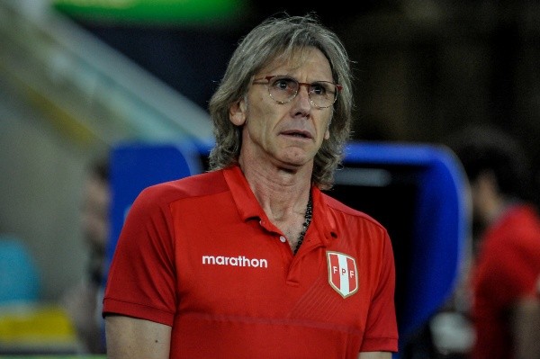 Ricardo Gareca al mando de la selección peruana (Getty Images)