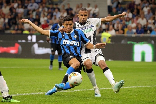 Alexis Sánchez en Inter vs su ex club Udinese