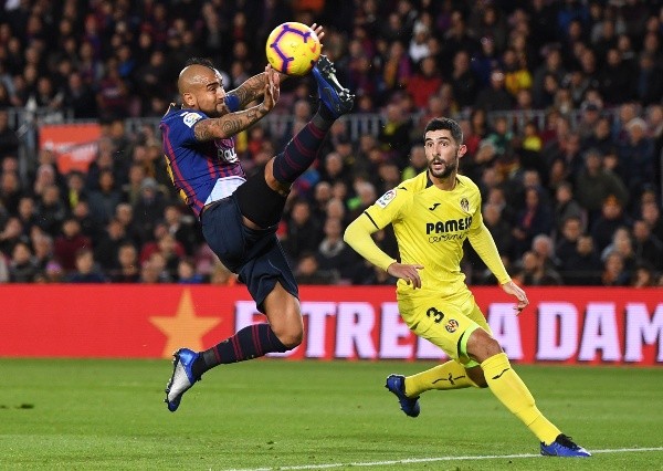Arturo Vidal en Barcelona vs Villarreal