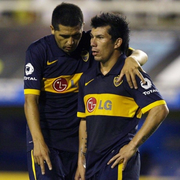 Gary Medel formó una gran relación con Juan Román Riquelme en su paso por Boca